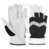 Hi-Viz Leather Cut Protection Glove