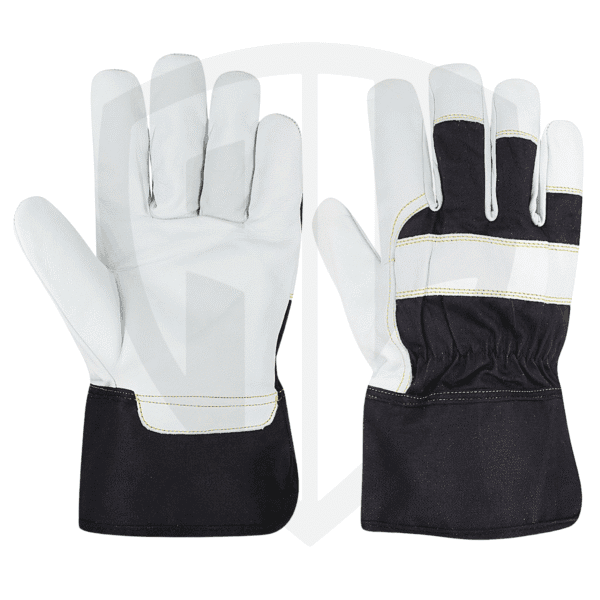 Fleece-Lined Goatskin Rigger Gloves with Kevlar® Stitching