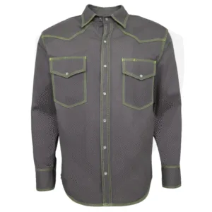 AL-FRS-03 Welding Shirt Flame-Resistant Cotton, Snap Closures