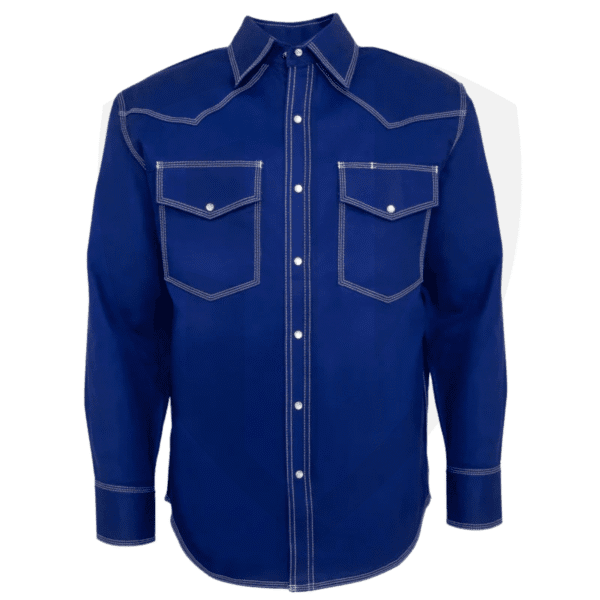 AL-FRS-05 Heavy-Duty FR Welding Shirt Dual Chest Pockets