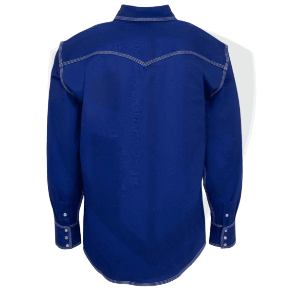 AL-FRS-05 (a) Heavy-Duty FR Welding Shirt Dual Chest Pockets