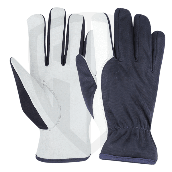 Goatskin Gloves with Trinda Fabric