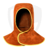 AL-LHC-02 Flame-Resistant Leather Welding Hood – Velcro Closure, Foldable Design