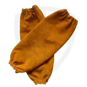Heavy-Duty Welding Arm Sleeves – Split Cowhide Leather, Elastic Both Ends