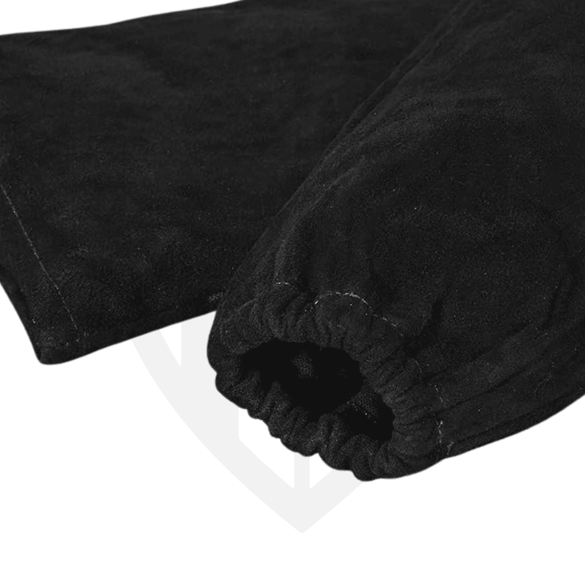 18" Heavy-Duty Leather Welding Sleeves – Kevlar-Stitched, Elastic Cuffs & Velcro Straps