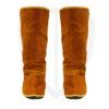 Split Cowhide Leather Welding Spats Kevlar Sewn