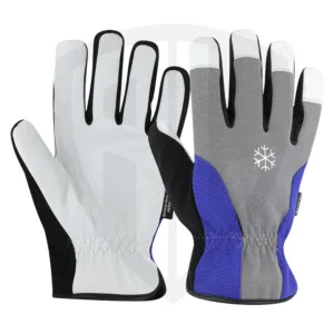 AL-MG-701 Breathable Leather Mechanic Safety Glove