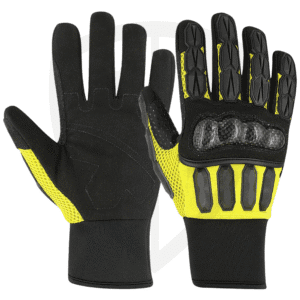 High-Impact Mechanic Gloves with Carbon Fiber Protection