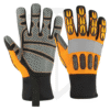 Mechanic Gloves with Reflective Tape and Neoprene Cuff