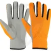 Synthetic Leather Gloves with Trinda Back