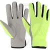 Synthetic Leather Gloves with Trinda Back