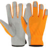 Lightweight Open-Knuckle Synthetic Leather Gloves