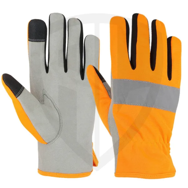 Touchscreen Compatible Synthetic Leather Gloves
