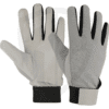 Durable Synthetic Leather Gloves with Lycra Back