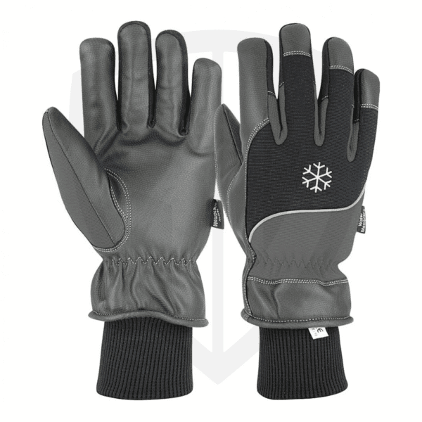 Water-Resistant PU Mechanic Gloves with Four-Way Back