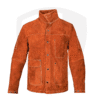 Split Cowhide Welding Jacket – Kevlar Stitching, Reinforced Snaps, Inner Storage Pocket