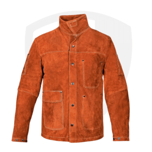 Split Cowhide Welding Jacket – Kevlar Stitching, Reinforced Snaps, Inner Storage Pocket