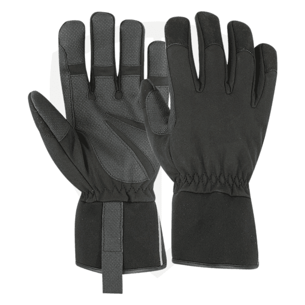 FrostGuard Softshell Winter Gloves with PVC Grip