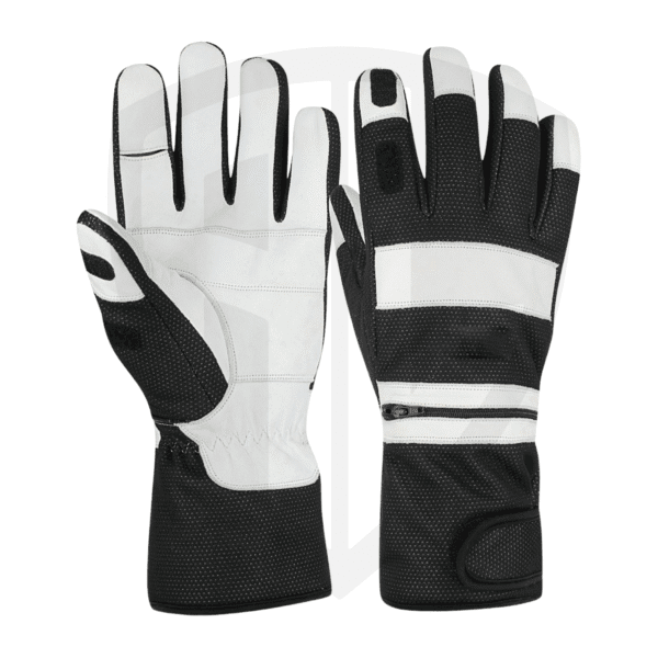 Goatskin Winter Work Gloves with Touchscreen & Heat Pad Pocket