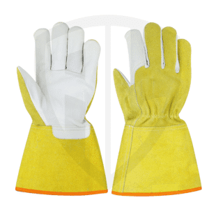 Heat-Resistant Welding Gloves with Goatskin Palm