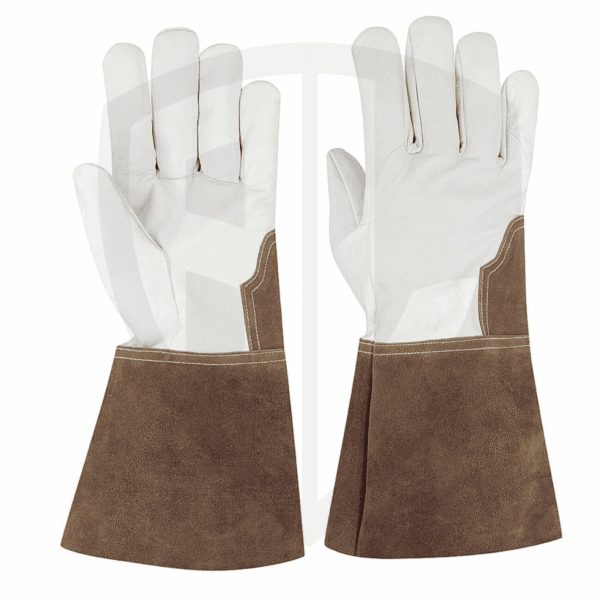 AL-WL-608 Goatskin Welding Gloves for Heavy-Duty Use